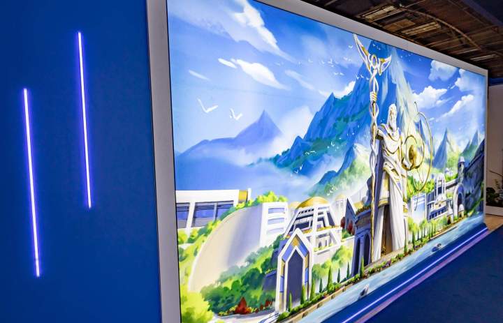 Fresque mural Paris et ses alentours